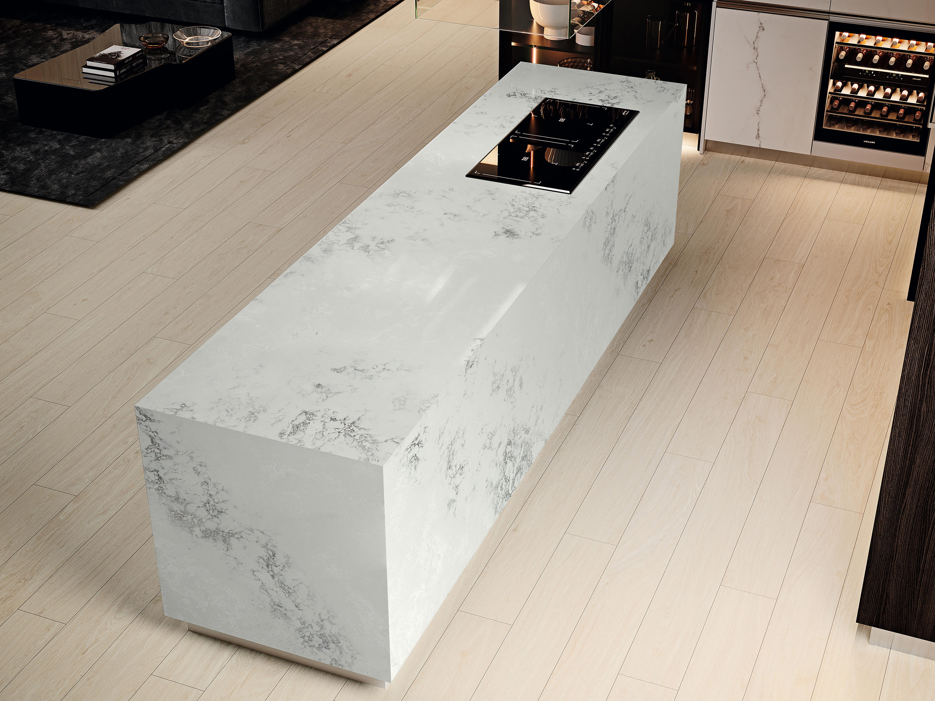 Engineered Quartz Marble Series F6920 Cloudy Sky for Countertops